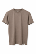 Taupe Crew Neck T