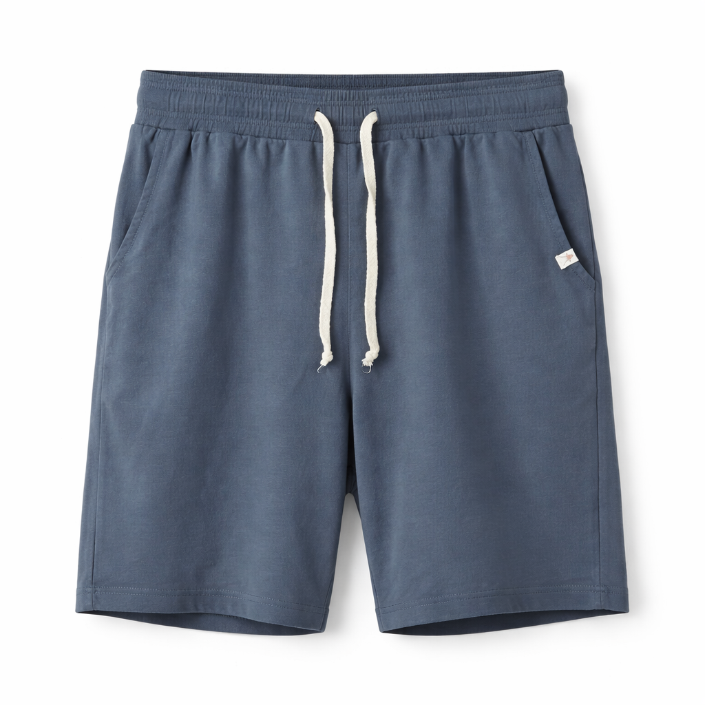 Steel Blue Coffee Short